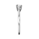 Round Natural Diamond Bridal Ring — side